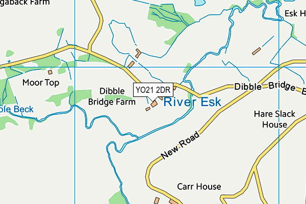YO21 2DR map - OS VectorMap District (Ordnance Survey) YO21 2DR map - OS VectorMap District (Ordnance Survey)