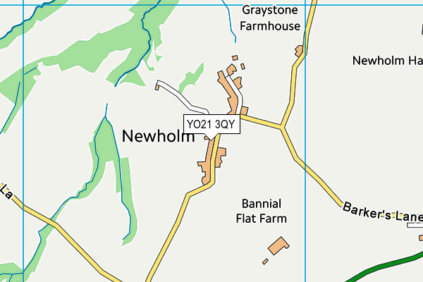 YO21 3QY map - OS VectorMap District (Ordnance Survey) YO21 3QY map - OS VectorMap District (Ordnance Survey)