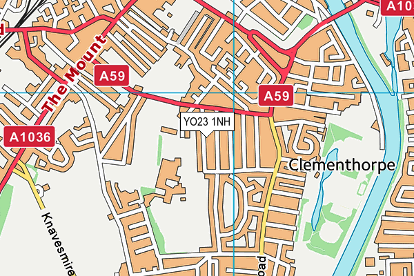 YO23 1NH map - OS VectorMap District (Ordnance Survey) YO23 1NH map - OS VectorMap District (Ordnance Survey)