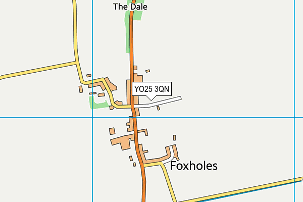 YO25 3QN map - OS VectorMap District (Ordnance Survey)