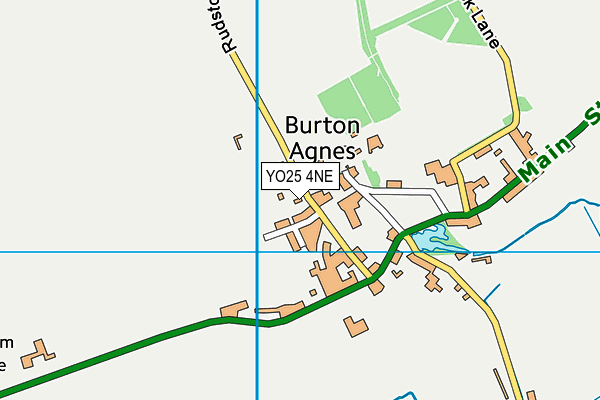 YO25 4NE map - OS VectorMap District (Ordnance Survey) YO25 4NE map - OS VectorMap District (Ordnance Survey)