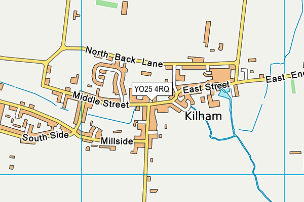 YO25 4RQ map - OS VectorMap District (Ordnance Survey) YO25 4RQ map - OS VectorMap District (Ordnance Survey)