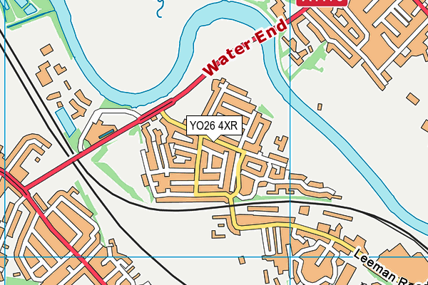YO26 4XR map - OS VectorMap District (Ordnance Survey) YO26 4XR map - OS VectorMap District (Ordnance Survey)