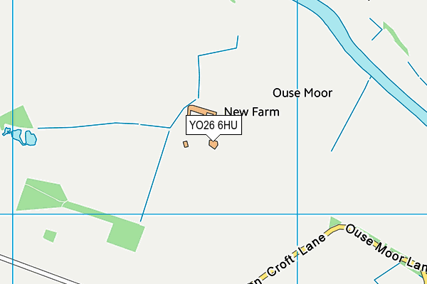 YO26 6HU map - OS VectorMap District (Ordnance Survey) YO26 6HU map - OS VectorMap District (Ordnance Survey)