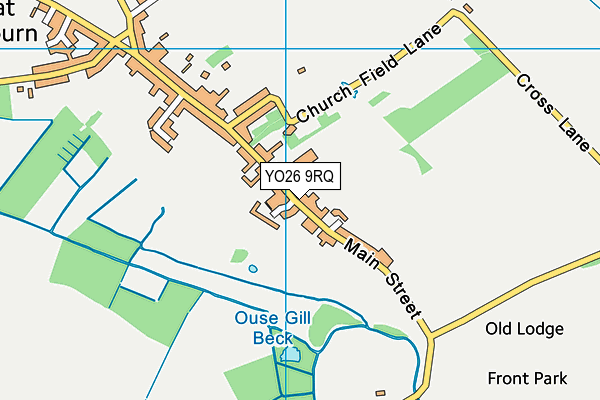 YO26 9RQ map - OS VectorMap District (Ordnance Survey) YO26 9RQ map - OS VectorMap District (Ordnance Survey)