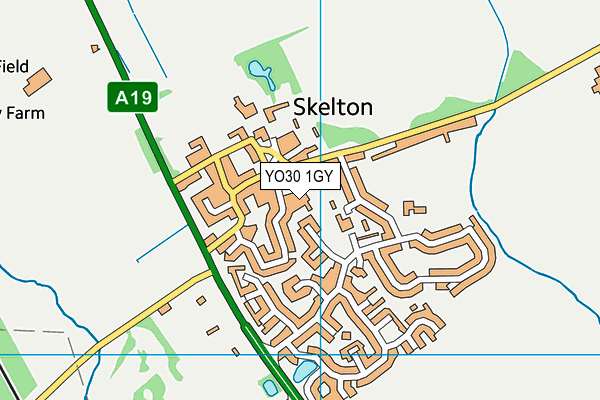 YO30 1GY map - OS VectorMap District (Ordnance Survey) YO30 1GY map - OS VectorMap District (Ordnance Survey)