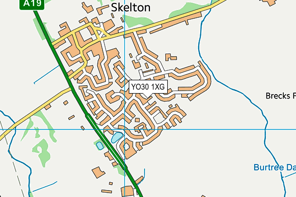 YO30 1XG map - OS VectorMap District (Ordnance Survey) YO30 1XG map - OS VectorMap District (Ordnance Survey)