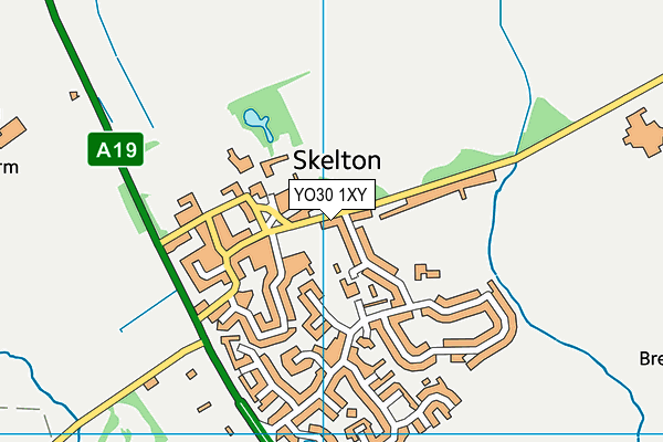 YO30 1XY map - OS VectorMap District (Ordnance Survey) YO30 1XY map - OS VectorMap District (Ordnance Survey)