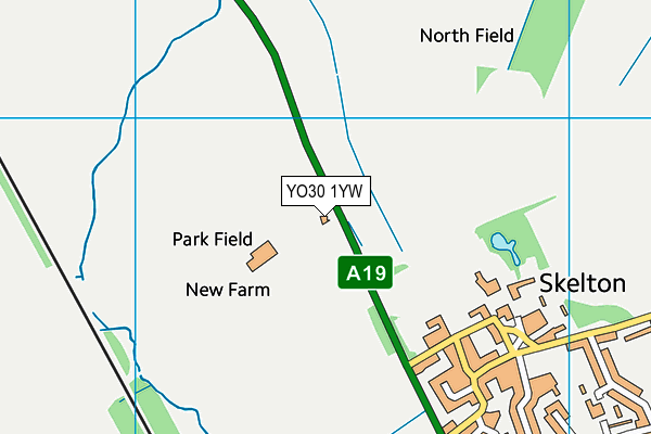 YO30 1YW map - OS VectorMap District (Ordnance Survey) YO30 1YW map - OS VectorMap District (Ordnance Survey)