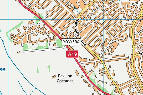 YO30 5RQ map - OS VectorMap District (Ordnance Survey)