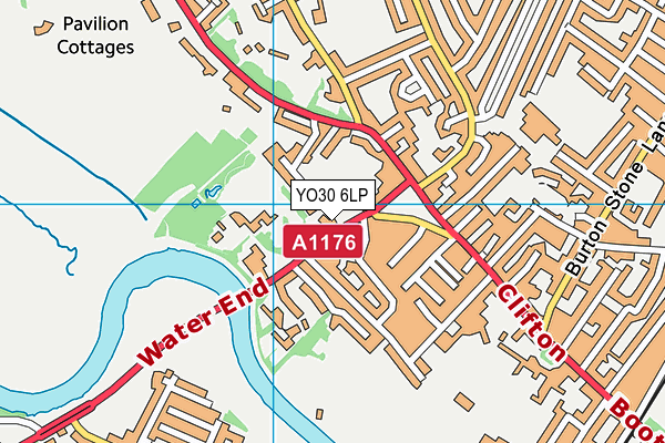 YO30 6LP map - OS VectorMap District (Ordnance Survey) YO30 6LP map - OS VectorMap District (Ordnance Survey)