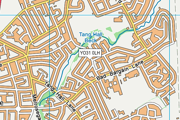 YO31 0LH map - OS VectorMap District (Ordnance Survey) YO31 0LH map - OS VectorMap District (Ordnance Survey)