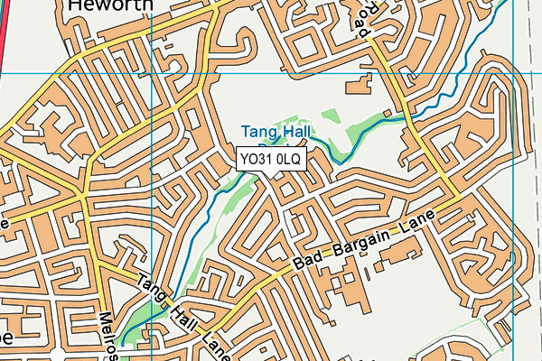 YO31 0LQ map - OS VectorMap District (Ordnance Survey) YO31 0LQ map - OS VectorMap District (Ordnance Survey)