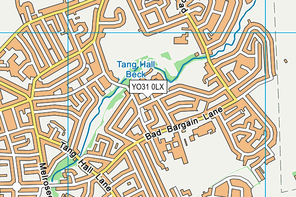 YO31 0LX map - OS VectorMap District (Ordnance Survey) YO31 0LX map - OS VectorMap District (Ordnance Survey)