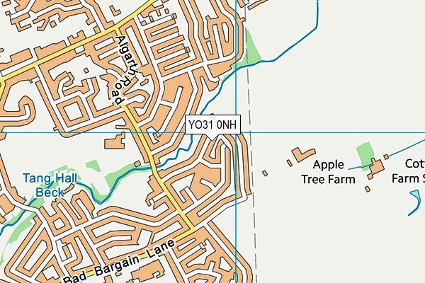 YO31 0NH map - OS VectorMap District (Ordnance Survey) YO31 0NH map - OS VectorMap District (Ordnance Survey)