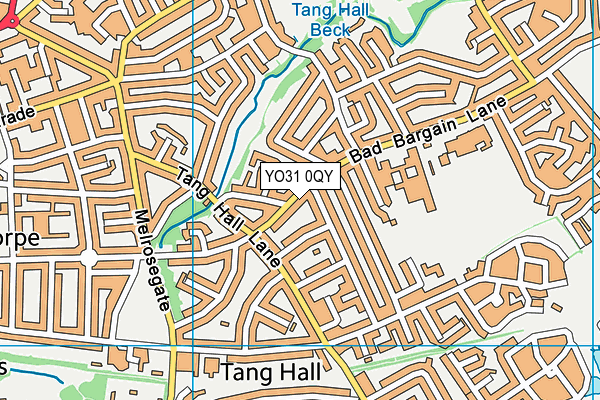 YO31 0QY map - OS VectorMap District (Ordnance Survey) YO31 0QY map - OS VectorMap District (Ordnance Survey)