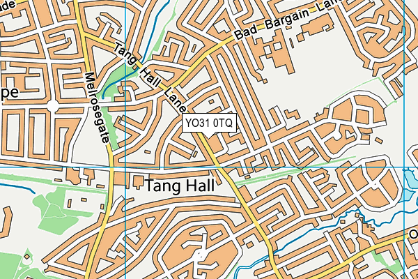 YO31 0TQ map - OS VectorMap District (Ordnance Survey) YO31 0TQ map - OS VectorMap District (Ordnance Survey)