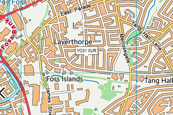 YO31 0UR map - OS VectorMap District (Ordnance Survey) YO31 0UR map - OS VectorMap District (Ordnance Survey)