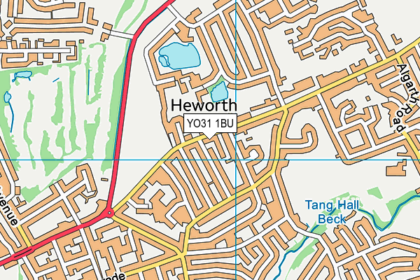 YO31 1BU map - OS VectorMap District (Ordnance Survey) YO31 1BU map - OS VectorMap District (Ordnance Survey)