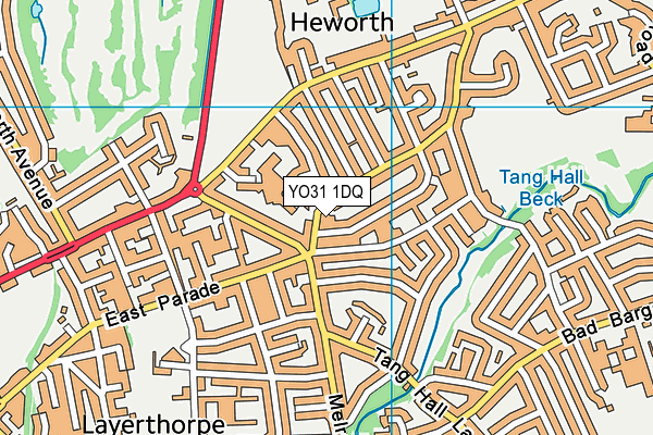 YO31 1DQ map - OS VectorMap District (Ordnance Survey) YO31 1DQ map - OS VectorMap District (Ordnance Survey)