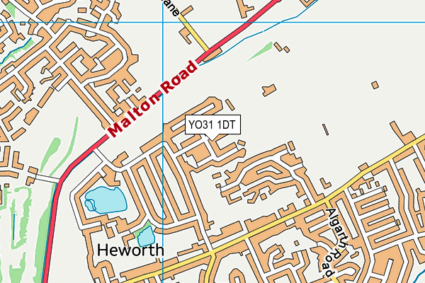 YO31 1DT map - OS VectorMap District (Ordnance Survey) YO31 1DT map - OS VectorMap District (Ordnance Survey)