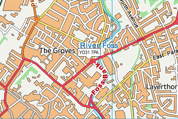 YO31 7PA map - OS VectorMap District (Ordnance Survey) YO31 7PA map - OS VectorMap District (Ordnance Survey)