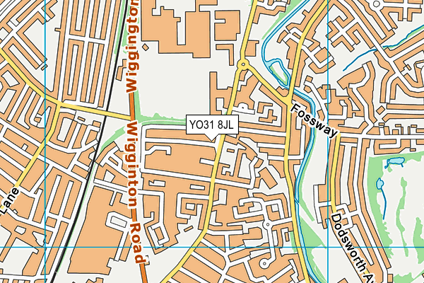 YO31 8JL map - OS VectorMap District (Ordnance Survey) YO31 8JL map - OS VectorMap District (Ordnance Survey)