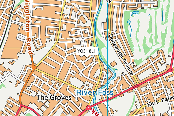 YO31 8LH map - OS VectorMap District (Ordnance Survey) YO31 8LH map - OS VectorMap District (Ordnance Survey)