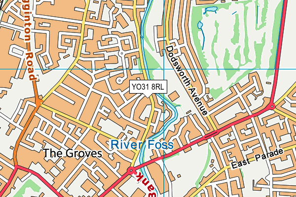 YO31 8RL map - OS VectorMap District (Ordnance Survey) YO31 8RL map - OS VectorMap District (Ordnance Survey)