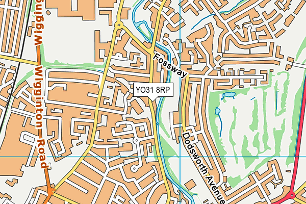 YO31 8RP map - OS VectorMap District (Ordnance Survey) YO31 8RP map - OS VectorMap District (Ordnance Survey)