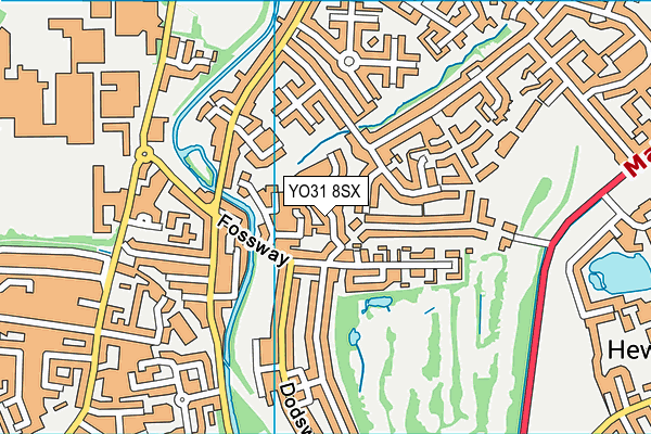 YO31 8SX map - OS VectorMap District (Ordnance Survey) YO31 8SX map - OS VectorMap District (Ordnance Survey)