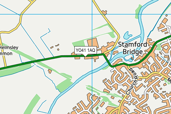 YO41 1AQ map - OS VectorMap District (Ordnance Survey) YO41 1AQ map - OS VectorMap District (Ordnance Survey)