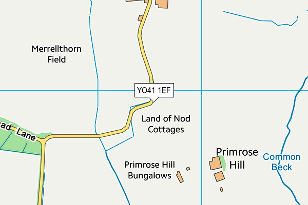 YO41 1EF map - OS VectorMap District (Ordnance Survey) YO41 1EF map - OS VectorMap District (Ordnance Survey)