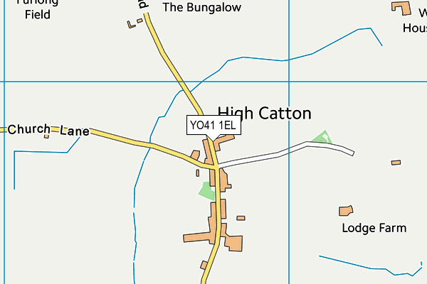 YO41 1EL map - OS VectorMap District (Ordnance Survey) YO41 1EL map - OS VectorMap District (Ordnance Survey)