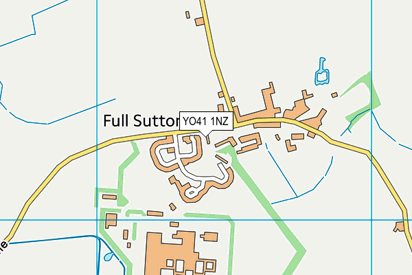 YO41 1NZ map - OS VectorMap District (Ordnance Survey)