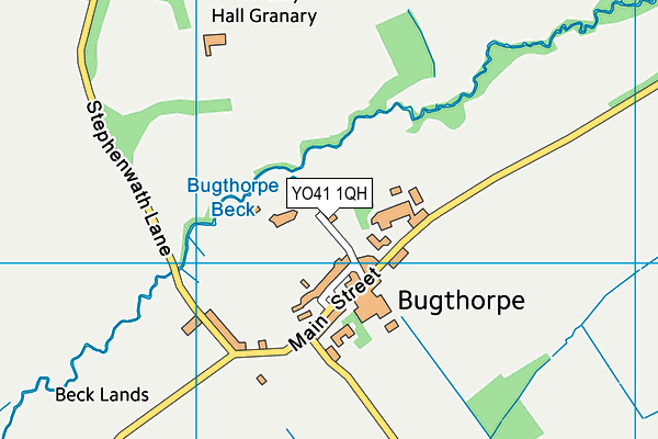 YO41 1QH map - OS VectorMap District (Ordnance Survey) YO41 1QH map - OS VectorMap District (Ordnance Survey)