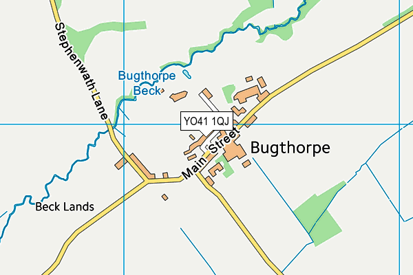 YO41 1QJ map - OS VectorMap District (Ordnance Survey)