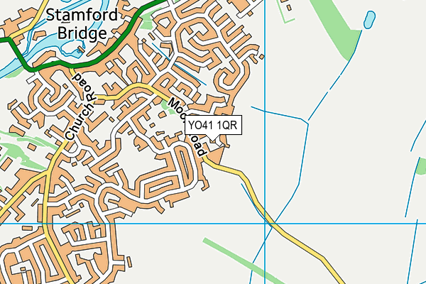 YO41 1QR map - OS VectorMap District (Ordnance Survey) YO41 1QR map - OS VectorMap District (Ordnance Survey)