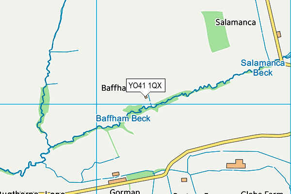 YO41 1QX map - OS VectorMap District (Ordnance Survey) YO41 1QX map - OS VectorMap District (Ordnance Survey)
