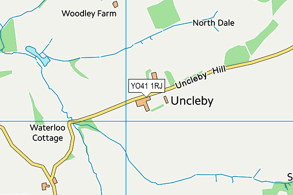 YO41 1RJ map - OS VectorMap District (Ordnance Survey) YO41 1RJ map - OS VectorMap District (Ordnance Survey)