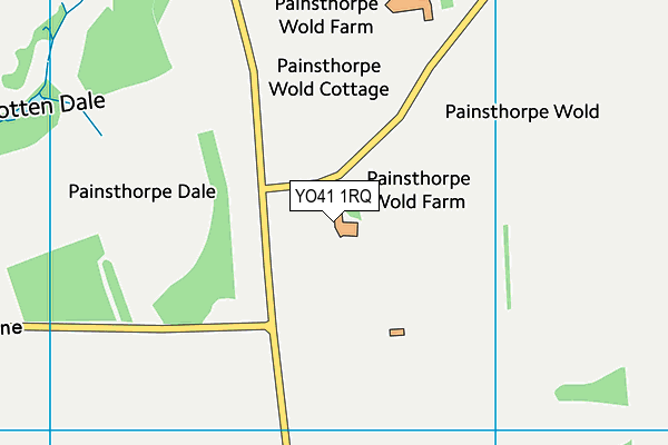 YO41 1RQ map - OS VectorMap District (Ordnance Survey) YO41 1RQ map - OS VectorMap District (Ordnance Survey)