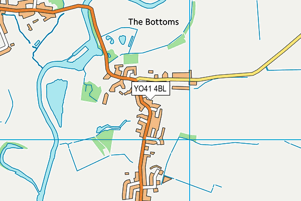 YO41 4BL map - OS VectorMap District (Ordnance Survey)