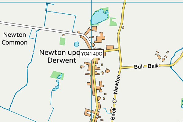 YO41 4DG map - OS VectorMap District (Ordnance Survey) YO41 4DG map - OS VectorMap District (Ordnance Survey)