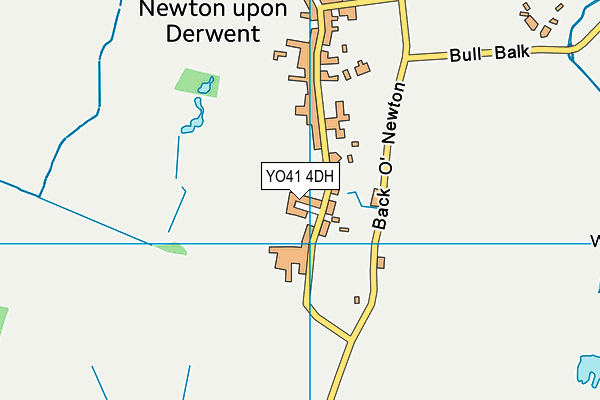YO41 4DH map - OS VectorMap District (Ordnance Survey) YO41 4DH map - OS VectorMap District (Ordnance Survey)