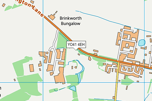 YO41 4EH map - OS VectorMap District (Ordnance Survey)
