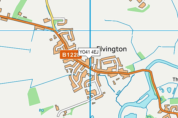 YO41 4EJ map - OS VectorMap District (Ordnance Survey) YO41 4EJ map - OS VectorMap District (Ordnance Survey)