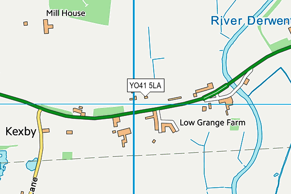 YO41 5LA map - OS VectorMap District (Ordnance Survey) YO41 5LA map - OS VectorMap District (Ordnance Survey)