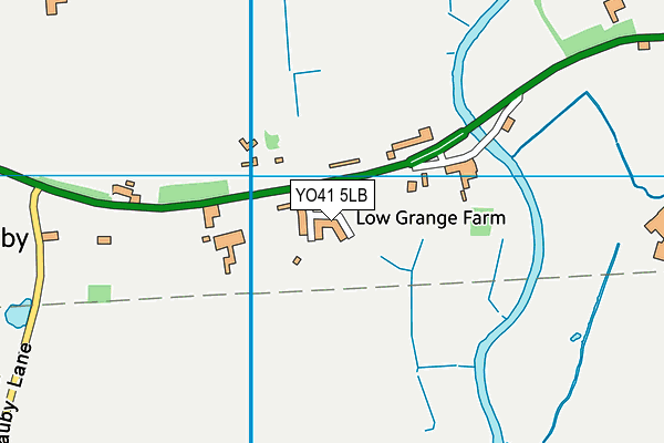 YO41 5LB map - OS VectorMap District (Ordnance Survey) YO41 5LB map - OS VectorMap District (Ordnance Survey)
