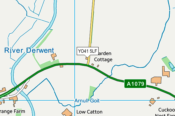 YO41 5LF map - OS VectorMap District (Ordnance Survey) YO41 5LF map - OS VectorMap District (Ordnance Survey)
