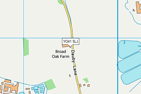 YO41 5LJ map - OS VectorMap District (Ordnance Survey) YO41 5LJ map - OS VectorMap District (Ordnance Survey)